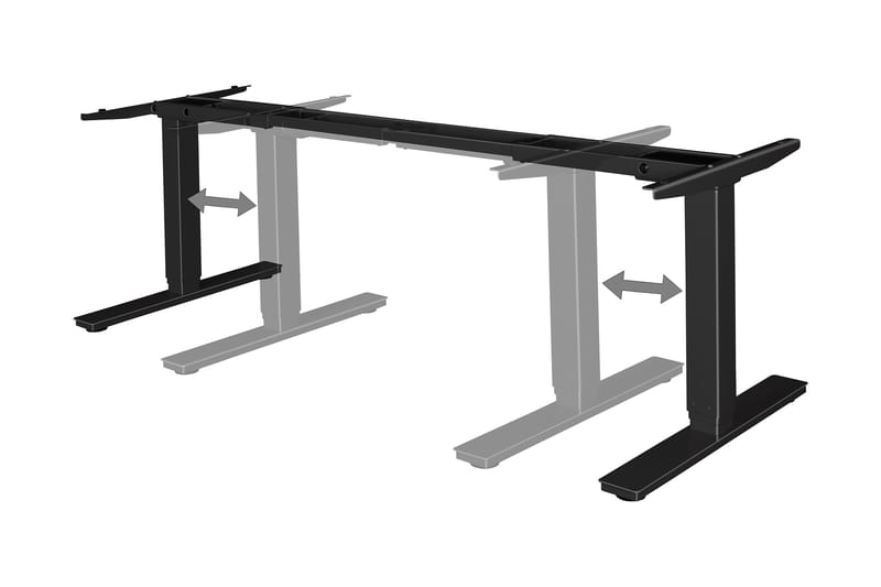 Weer Skrivbordsunderreden 182 cm - Svart - Möbler - Bord & matgrupper - Bordstillbehör - Underrede bord