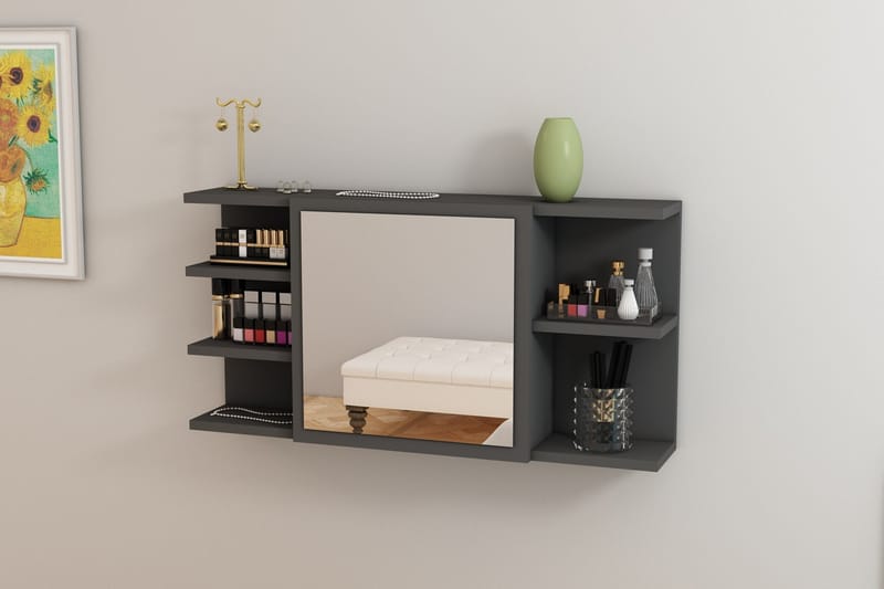 Edilberta Sminkbord 90 cm - Antracit - Möbler - Bord & matgrupper - Sminkbord & toalettbord