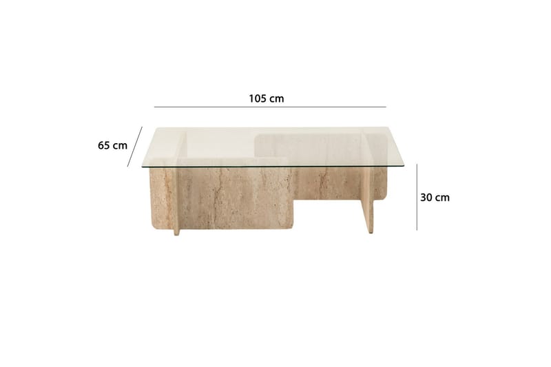 Escape Soffbord 105 cm - Beige - Möbler - Bord & matgrupper - Soffbord