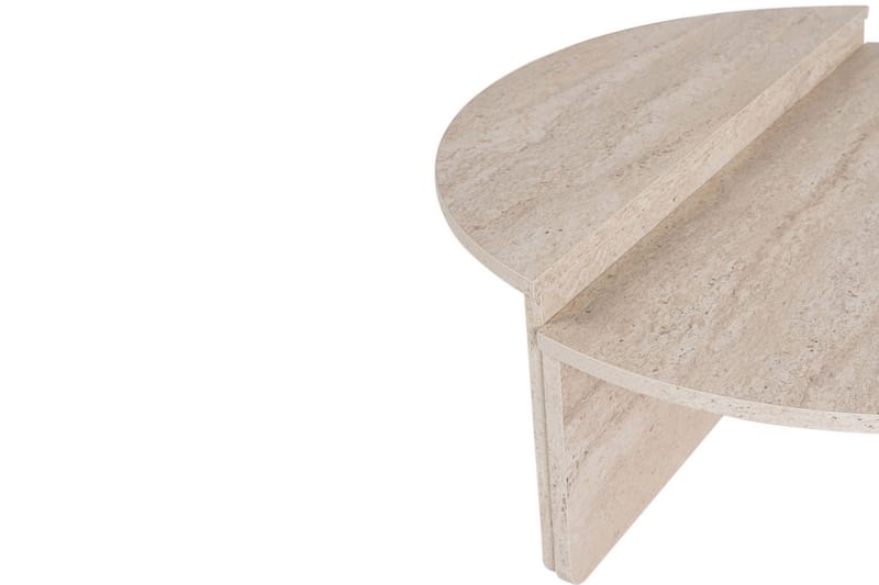 Georgette Soffbord 90 cm - Travertine - Möbler - Bord & matgrupper - Soffbord