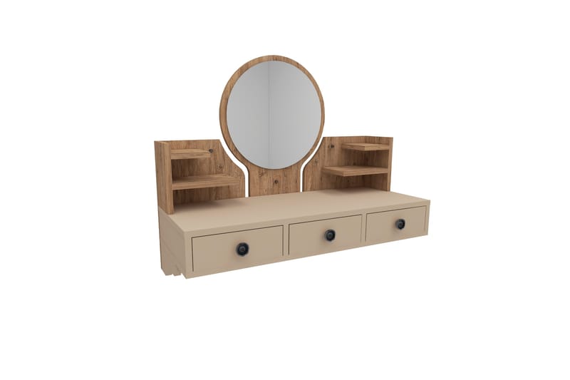 Hines Sminkbord 90 cm - Brun/Beige - Möbler - Bord & matgrupper - Sminkbord & toalettbord