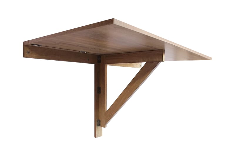 Väggmonterat klaffbord 100x60 cm ek - Brun - Klaffbord & Hopfällbart bord
