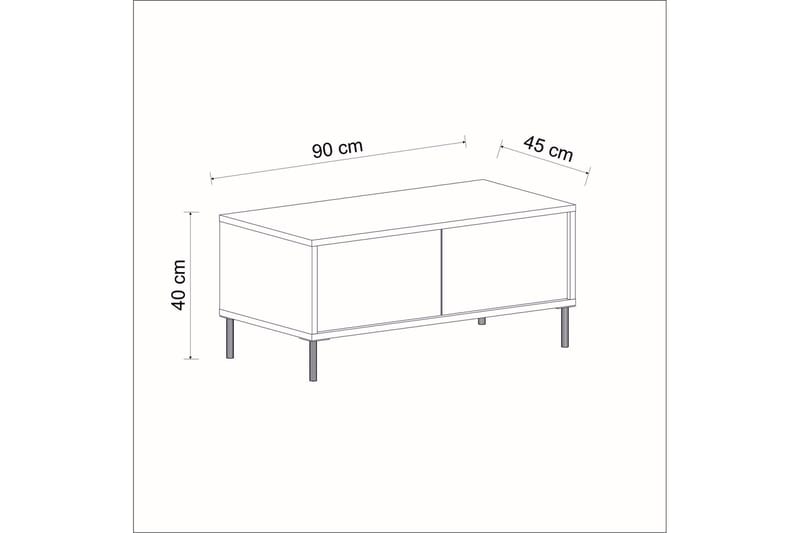 Imaj Soffbord 90 cm - Beige/Guld - Möbler - Bord & matgrupper - Soffbord