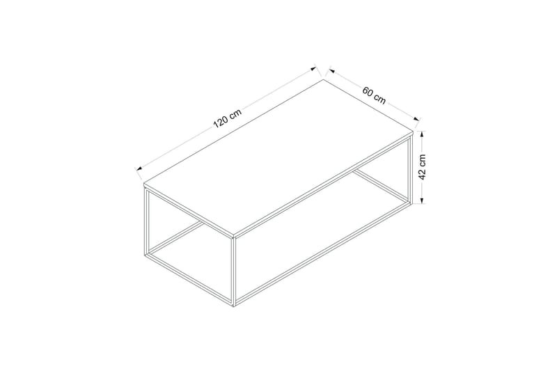 Kambuku Soffbord 120 cm - Antracit - Möbler - Bord & matgrupper - Soffbord