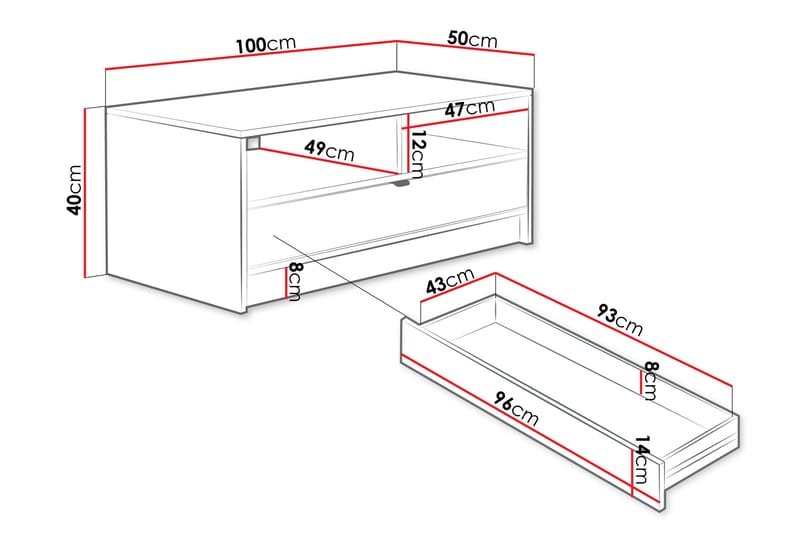 Kintore Soffbord 50 cm - Beige - Möbler - Bord & matgrupper - Soffbord