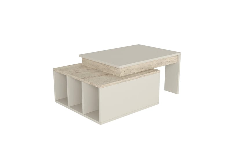 Kolerado Soffbord 90 cm - Beige/Sandsten - Möbler - Bord & matgrupper - Soffbord