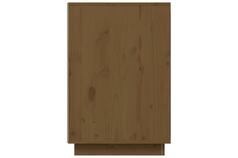 beBasic Skrivbord honungsbrun 140x50x75 cm massiv furu - Brown - Skrivbord