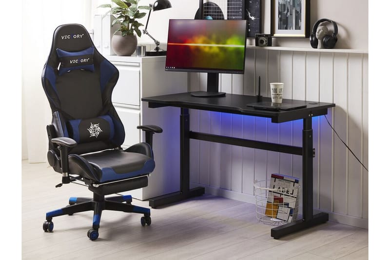 Durbine Gamingbord 120x60 cm Rektangulär - Svart - Möbler - Bord & matgrupper - Kontorsbord - Gamingbord