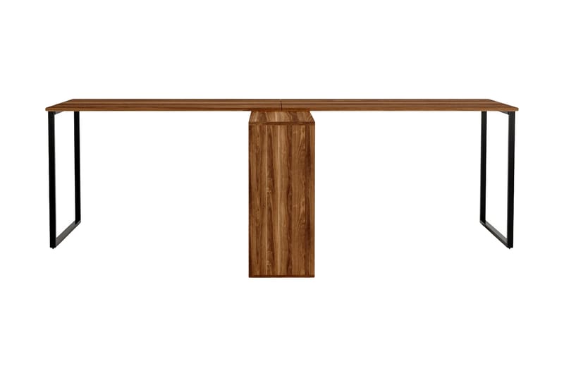 Kafrein Skrivbord 240x72x240 cm - Brun - Skrivbord