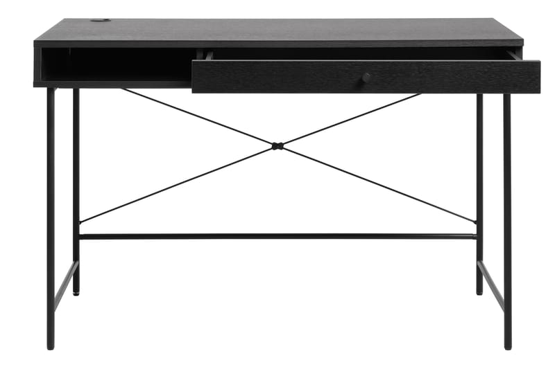 Kamello Skrivbord 120 cm - Svart - Skrivbord