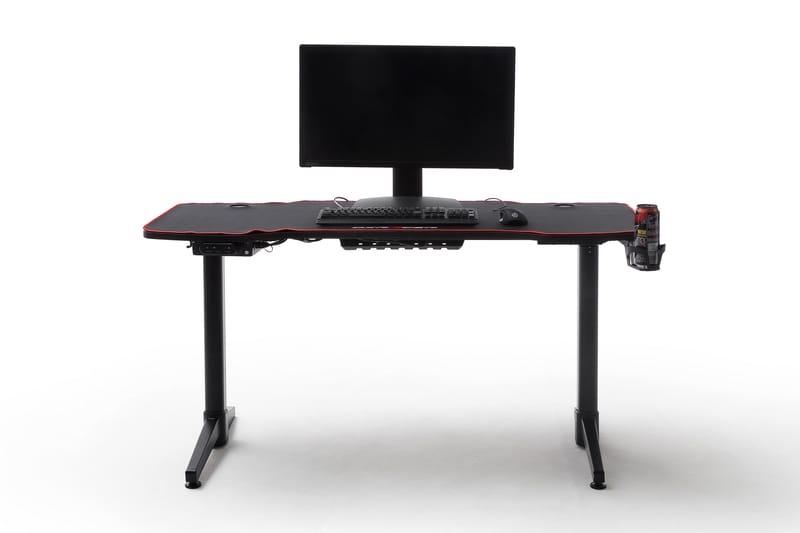 Nonya 4 Gaming Skrivbord 140 cm Höj - och Sänkbart - Svart - Höj och sänkbart skrivbord - Skrivbord - Datorbord