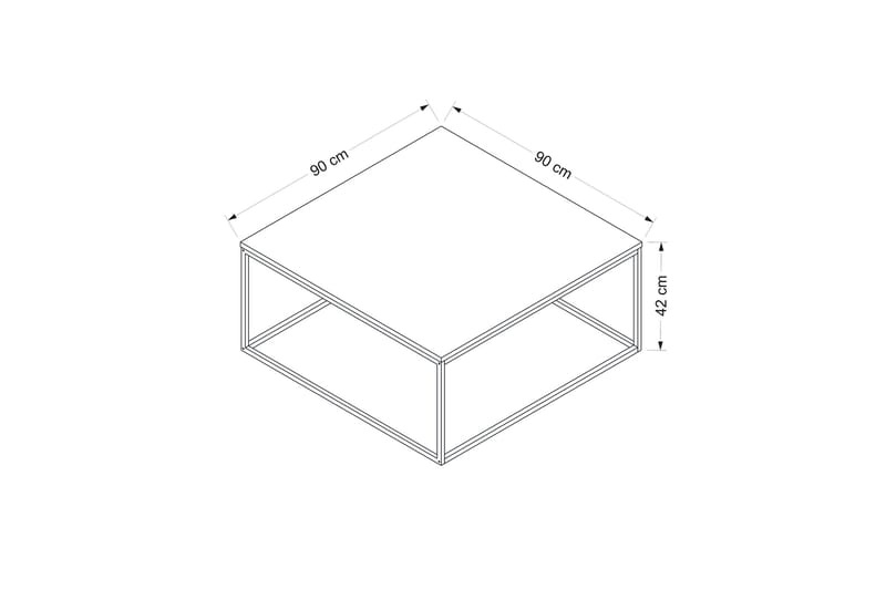 Loni Soffbord 90 cm - Antracit - Möbler - Bord & matgrupper - Soffbord