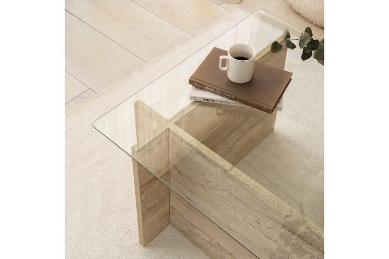 Malpani Soffbord 105 cm - Beige - Möbler - Bord & matgrupper - Soffbord