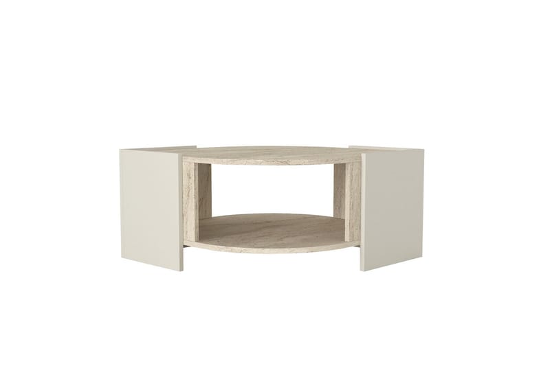 Marmuras Soffbord 75 cm - Beige/Sandsten - Möbler - Bord & matgrupper - Soffbord