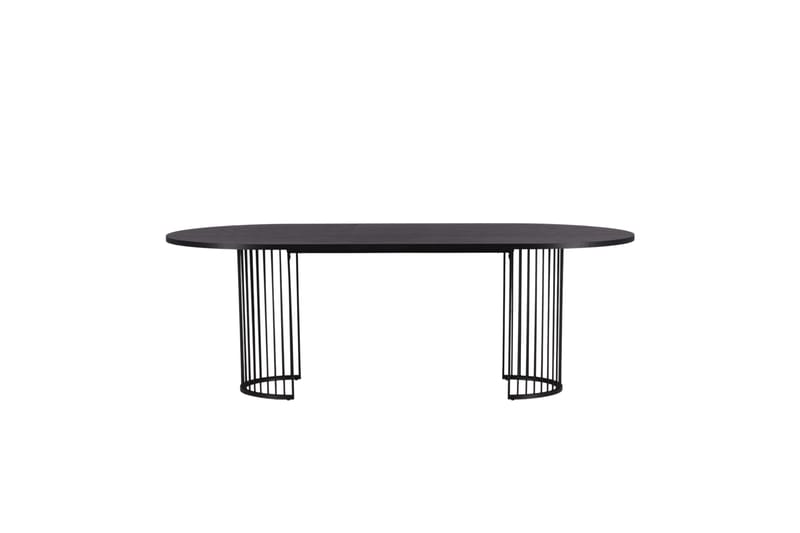Hamneskär Matbord 220x110 cm Svart - Vind - Matbord & köksbord - Klaffbord & Hopfällbart bord