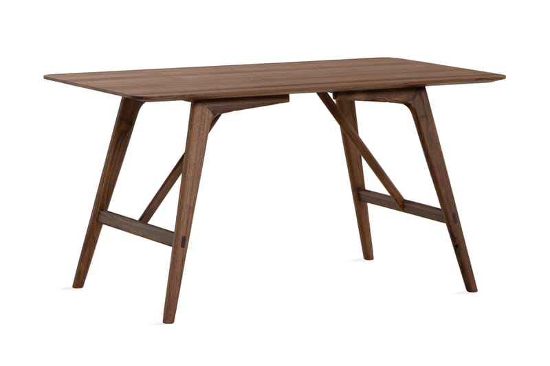 Jerup Matbord 140 cm - Brun - Matbord & köksbord - Klaffbord & Hopfällbart bord