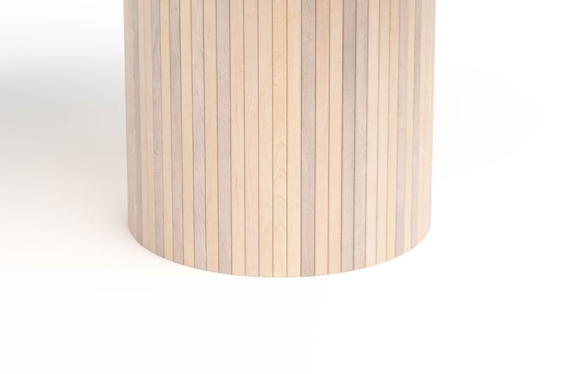 Kopparbo Matbord 150 cm - Ljust vitlaserat ekträ - Matbord & köksbord - Klaffbord & Hopfällbart bord