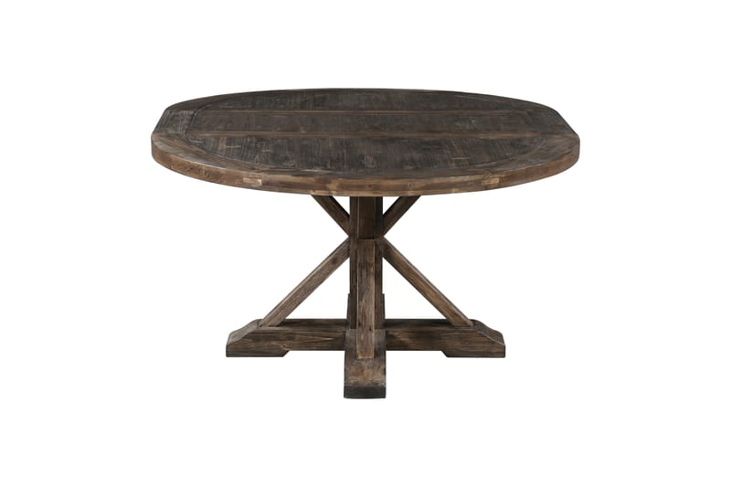 Lyon Förlängningsbart Matbord 160 cm Ovalt - Natur - Matbord & köksbord