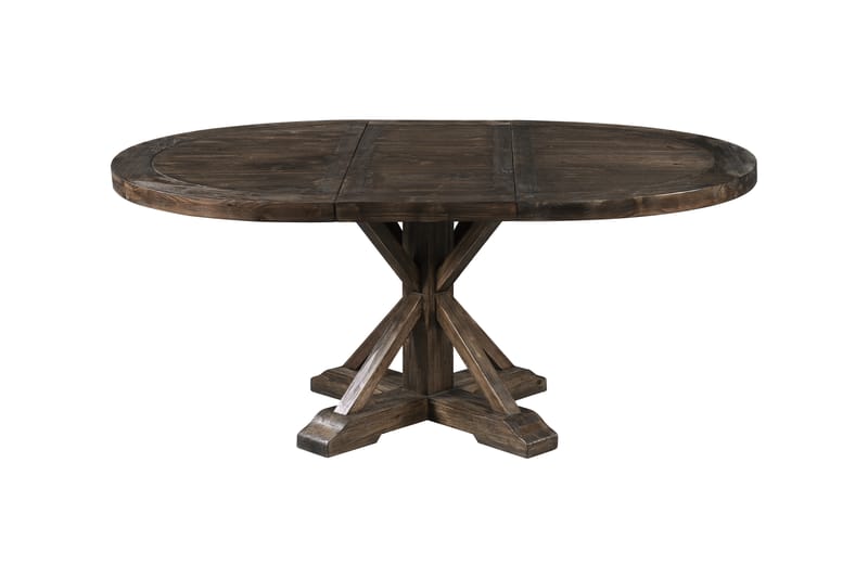 Lyon Premium Förlängningsbart Matbord 160 cm Ovalt - Natur - Matbord & köksbord - Klaffbord & Hopfällbart bord