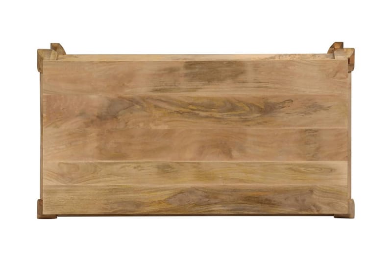 Matbord 118x60x76 cm massivt mangoträ - Brun - Matbord & köksbord