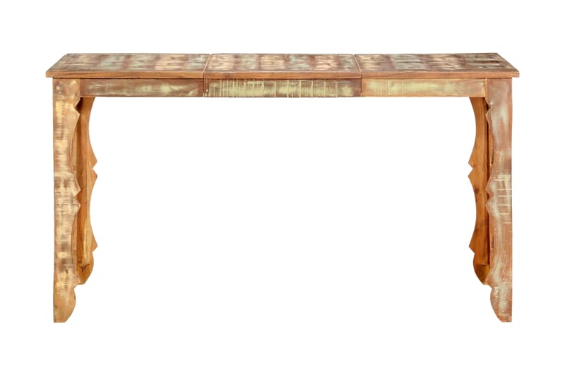 Matbord 140x70x76 cm massivt återvunnet trä - Brun - Matbord & köksbord
