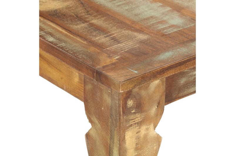 Matbord 140x70x76 cm massivt återvunnet trä - Brun - Matbord & köksbord