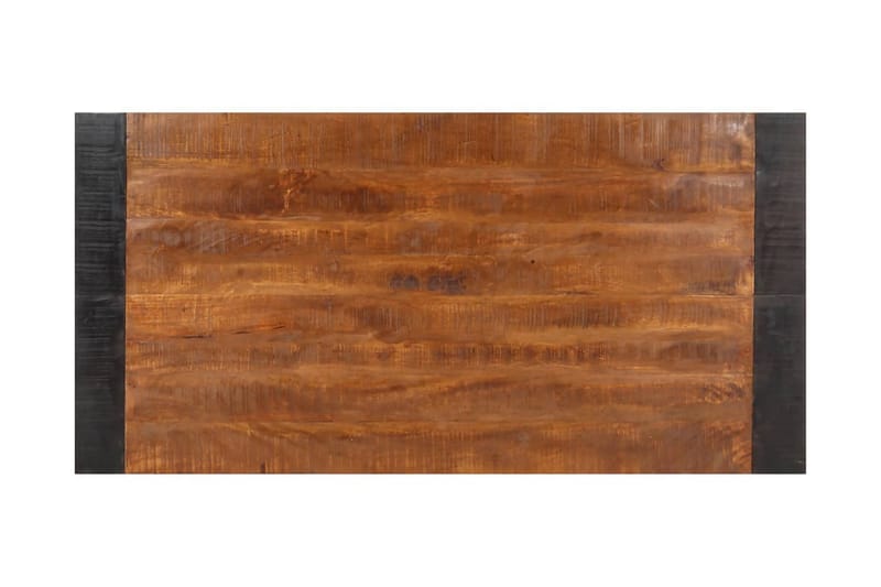 Matbord 140x70x76 cm massivt grovt mangoträ - Brun - Matbord & köksbord