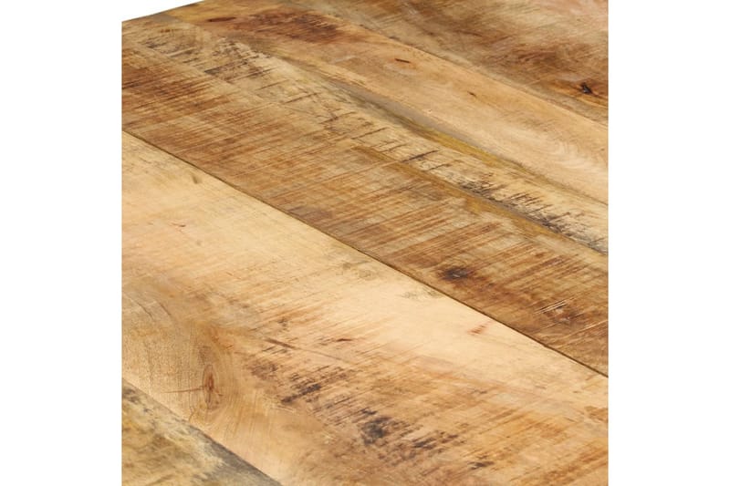 Matbord 160x80x76 cm grovt mangoträ - Brun - Matbord & köksbord
