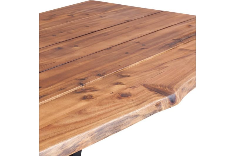 Matbord 170x90x75 cm massivt akaciaträ - Brun - Matbord & köksbord