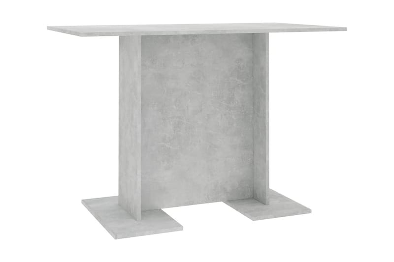 Matbord betonggrå 110x60x75 cm spånskiva - Grå - Matbord & köksbord