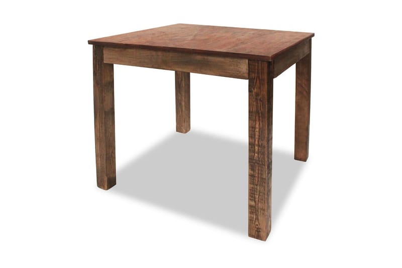 Matbord i massivt återvunnet trä 82x80x76 cm - Brun - Matbord & köksbord
