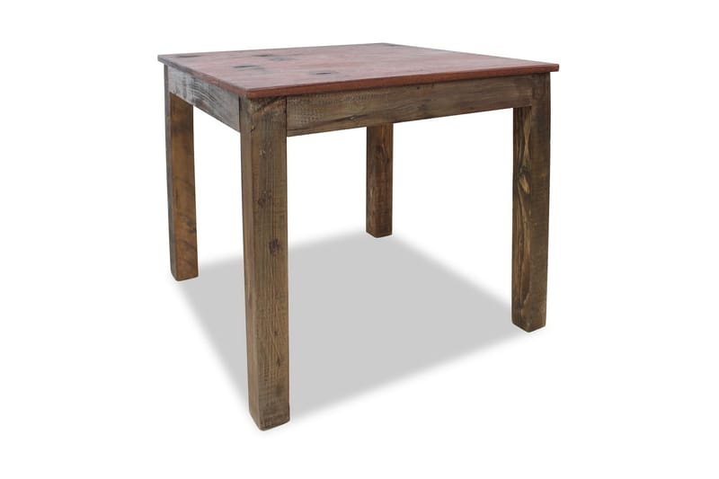 Matbord i massivt återvunnet trä 82x80x76 cm - Brun - Matbord & köksbord