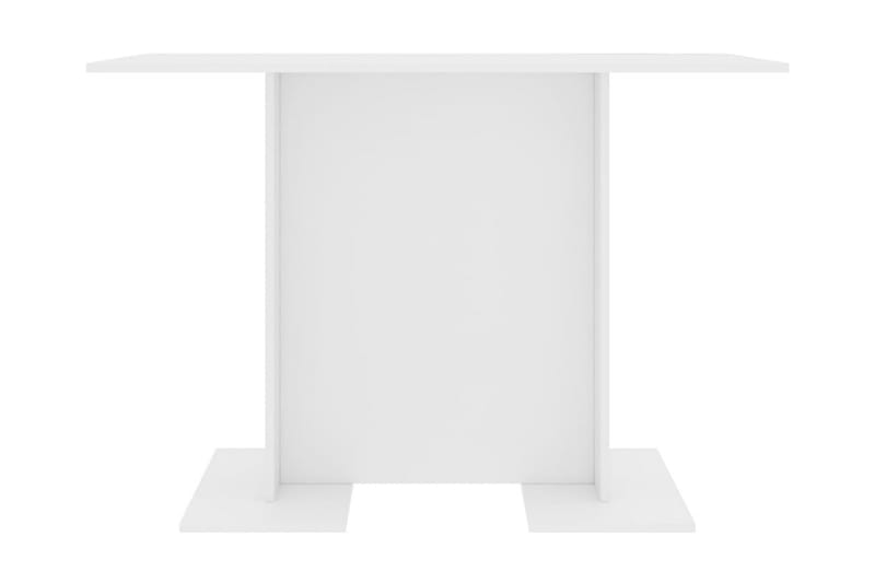 Matbord vit 110x60x75 cm spånskiva - Vit - Matbord & köksbord
