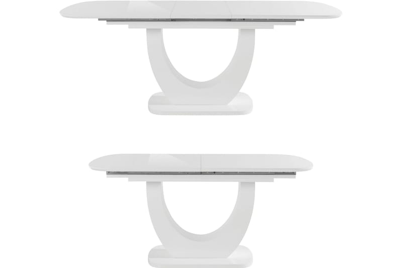 Melfort Matbord Ovalt 160 cm - Vit - Matbord & köksbord