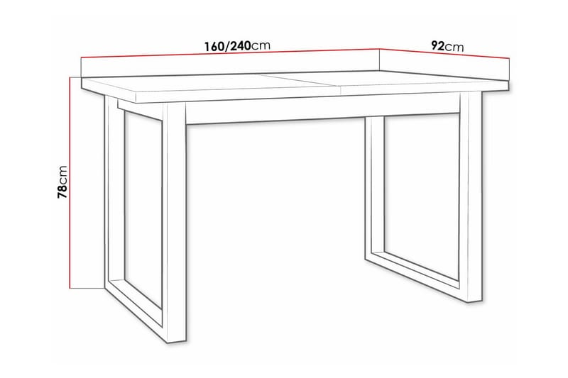 Patrickswell Matbord 92 cm - Brun - Matbord & köksbord