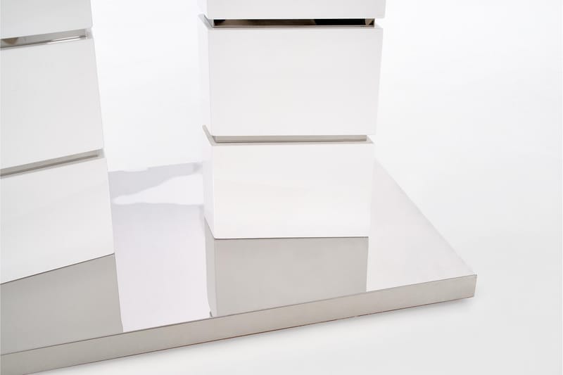 Ramsdell Förlängninsbart Matbord 160 cm - Vit - Matbord & köksbord