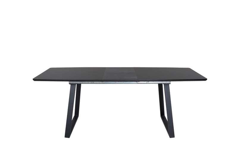 Zarzosa Matbord 160 cm Förlängningsbart - Svart - Matbord & köksbord