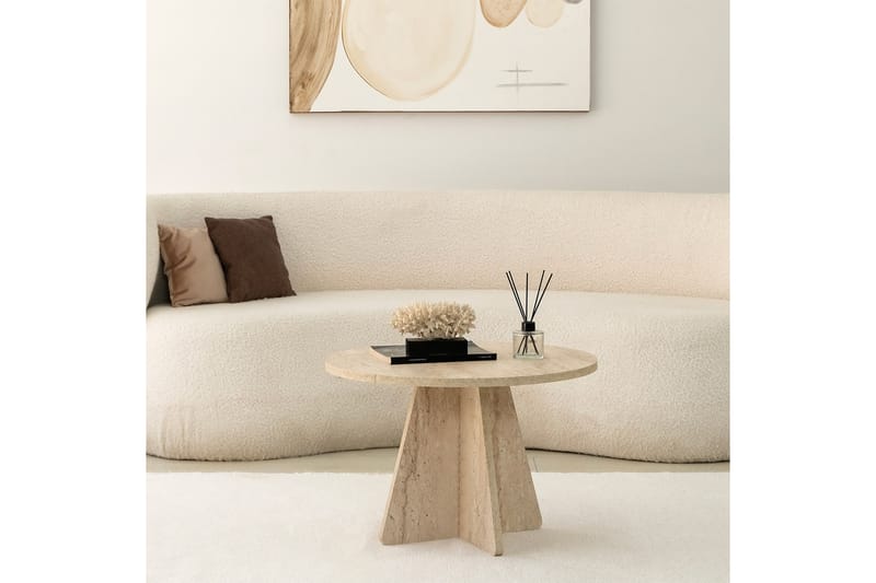 Munne Soffbord 60 cm - Beige - Möbler - Bord & matgrupper - Soffbord