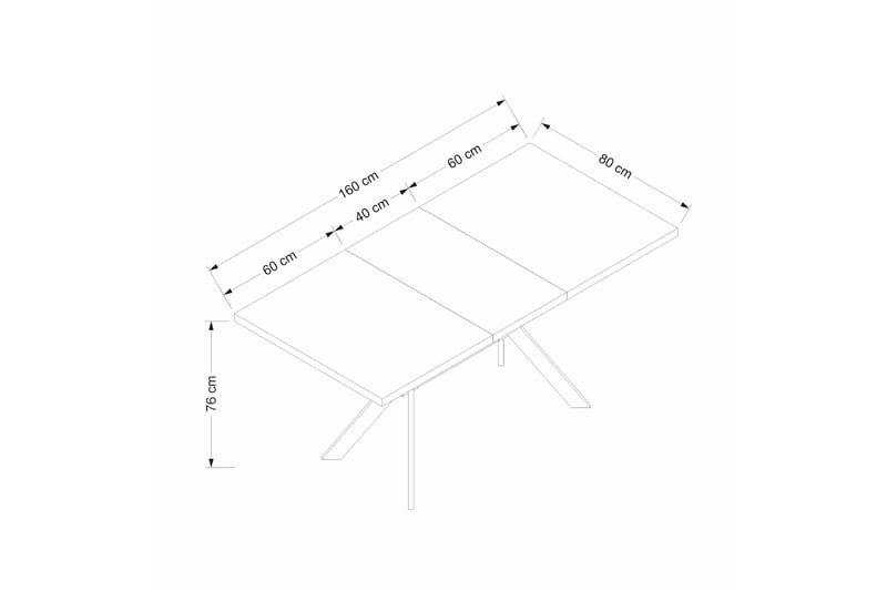 Nabi Matbord 160 cm Rektangulär - Ek - Möbler - Bord & matgrupper - Matbord & köksbord