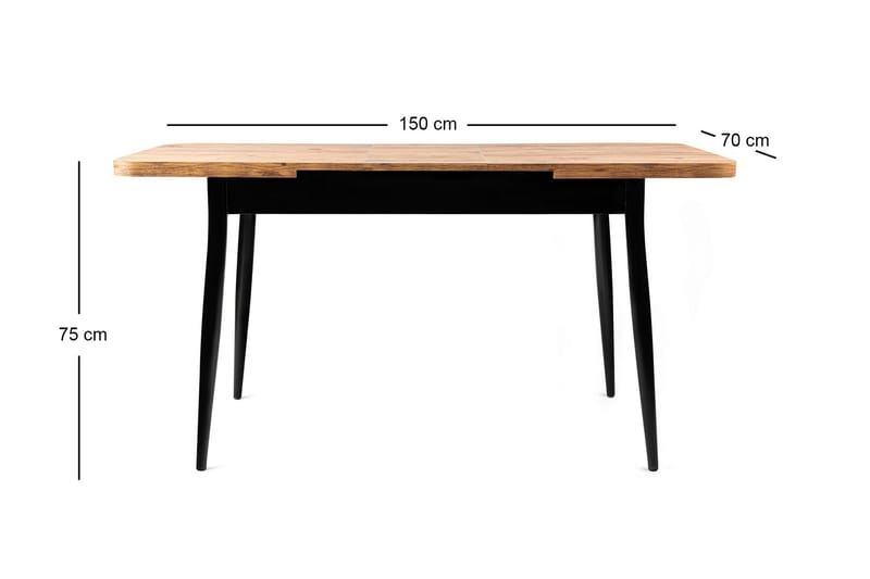 Saidie Matbord 120 cm Rektangulär - Brun - Möbler - Bord & matgrupper - Matbord & köksbord