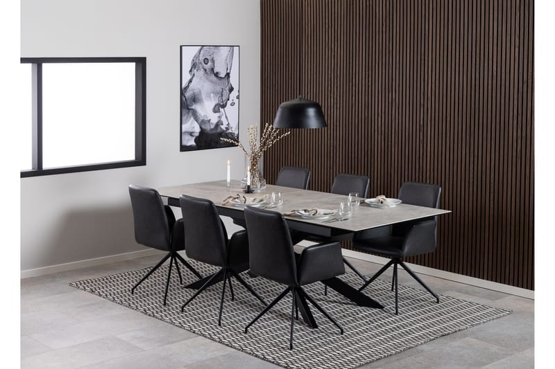 Salupa Matbord 240x100 cm - Grå - Matbord & köksbord