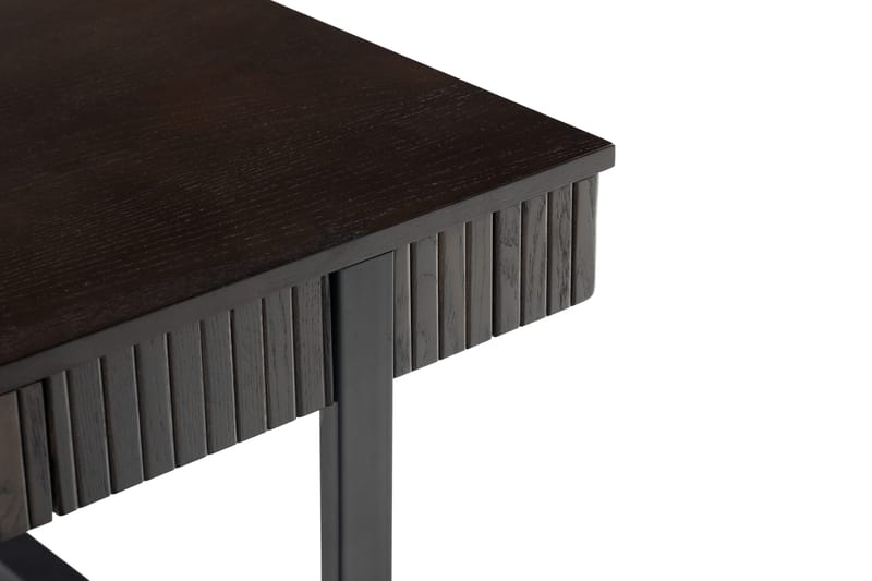 Anchirage Soffbord 60 cm - Mörkbrun/Mattsvart - Soffbord - Klaffbord & Hopfällbart bord - Spegelbord - Soffbord med förvaring - Soffbord med hjul - Höj och sänkbart soffbord