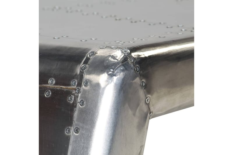 Aviator Soffbord aluminium vintage flygplanstema - Silver - Soffbord