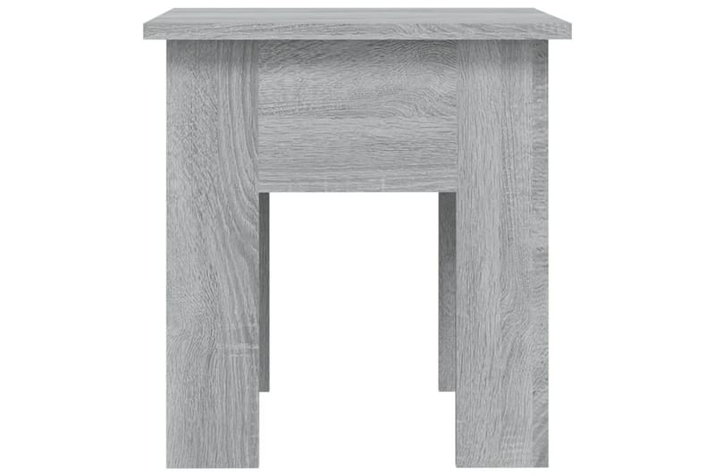 Soffbord grå sonoma-ek 40x40x42 cm spånskiva - Grå - Soffbord