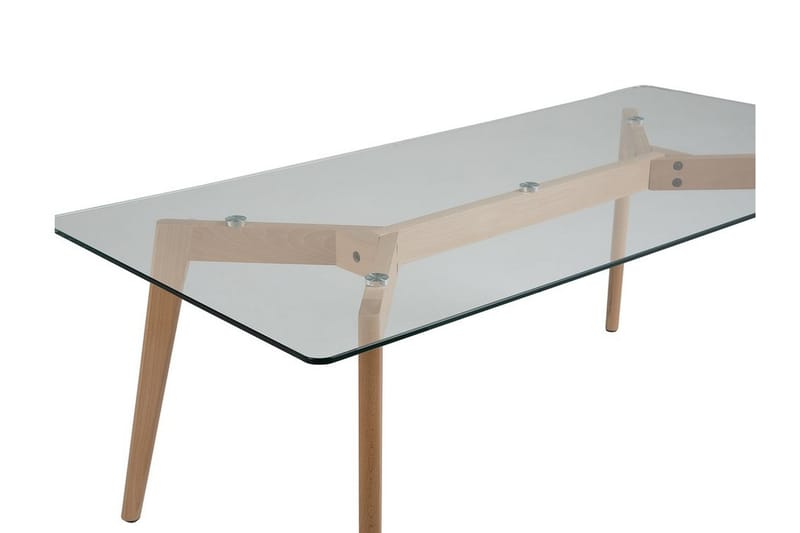 Hudson Soffbord 120 cm - Glas/Natur - Möbler - Bord & matgrupper - Soffbord