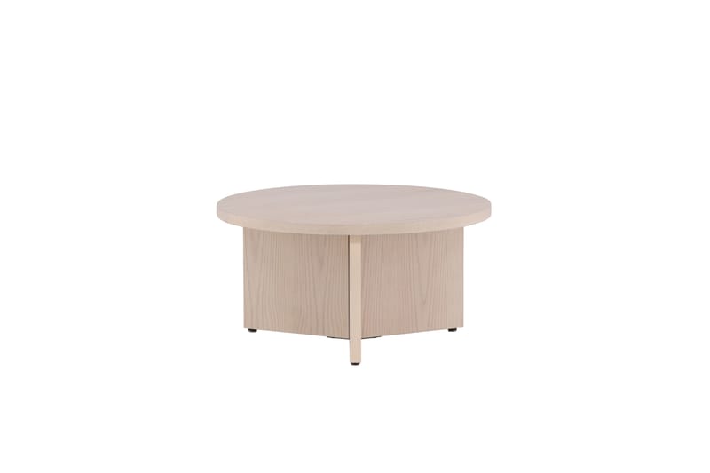 Saltö Soffbord 85 cm Vit - Vind - Soffbord - Klaffbord & Hopfällbart bord - Soffbord med förvaring - Soffbord med hjul - Höj och sänkbart soffbord