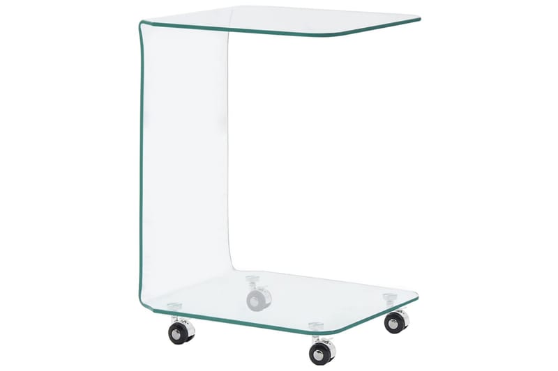 Soffbord 45x40x63 cm härdat glas - Transparent - Möbler - Bord & matgrupper - Soffbord