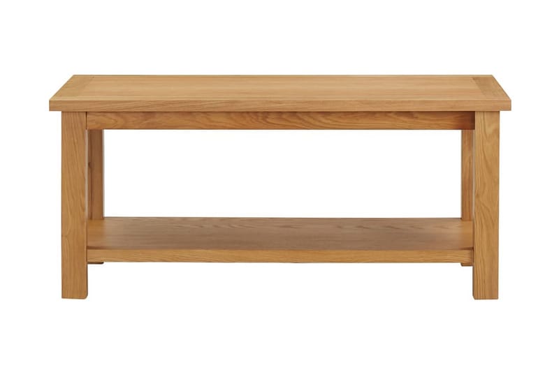 Soffbord 90x45x40 cm massiv ek - Brun - Soffbord