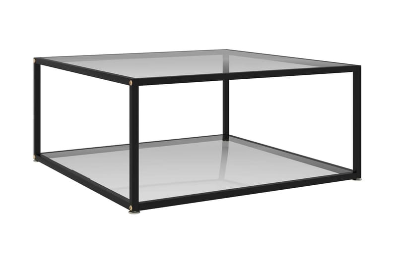 Soffbord genomskinligt 80x80x35 cm härdat glas - Transparent - Möbler - Bord & matgrupper - Soffbord