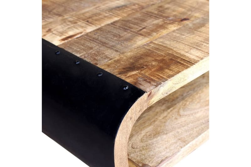 Soffbord grovt mangoträ 90x55x39 cm - Flerfärgad - Soffbord